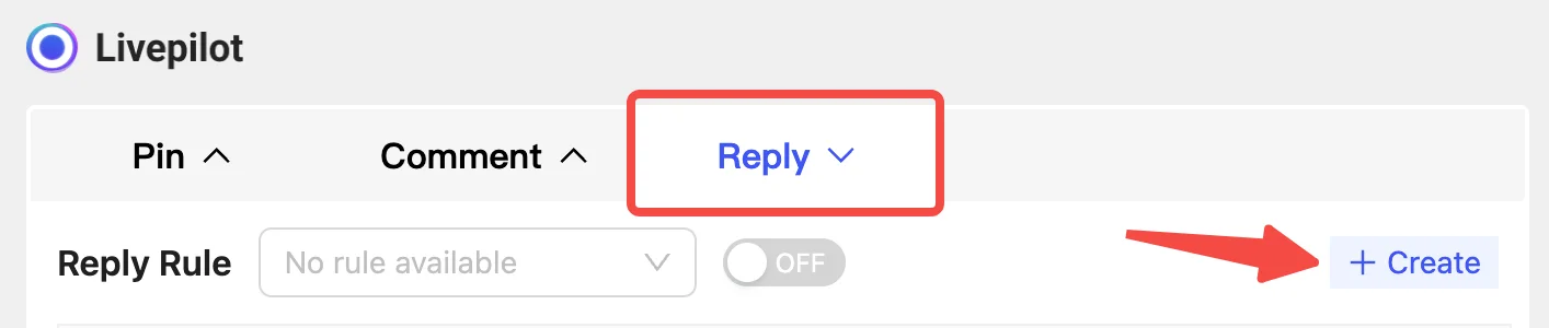 Create a new reply group